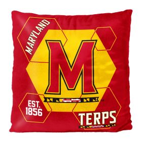 Maryland OFFICIAL NHL "Connector" Double Sided Velvet Pillow; 16" x 16"