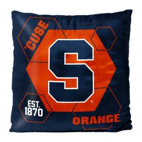 Syracuse OFFICIAL NHL "Connector" Double Sided Velvet Pillow; 16" x 16"