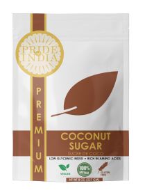 Coconut Sugar by Pride of India â€“ Gourmet Grade & Gluten-Free â€“ Diet-Friendly â€“ Alternative to White Sugar â€“ Add to Bakes/Beverages/Dishes - A