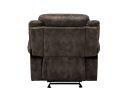 ACME Zubaida Glider Recliner, 2-Tone Chocolate Velvet 55022