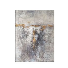 Ha's Art Top Selling Handmade Abstract Oil Painting Wall Art Modern Minimalist White Picture Canvas Home Decor For Living Room Bedroom No Frame (size: 90X120cm)